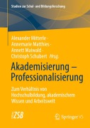 Cover-Bild zum Titel 'Akademisierung - Professionalisierung' von ''