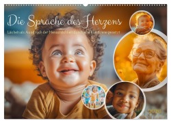 Cover-Bild zum Titel 'Die Sprache des Herzens - Lächeln als Ausdruck der Menschlichkeit durch eine KI in Szene gesetzt (Wandkalender 2026 DIN A2 quer), CALVENDO Monatskalender' von 'Steffen Gierok-Latniak'