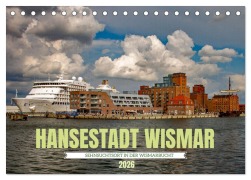 Cover-Bild zum Titel 'Hansestadt Wismar - Sehnsuchtsort (Tischkalender 2026 DIN A5 quer), CALVENDO Monatskalender' von 'Holger Felix'