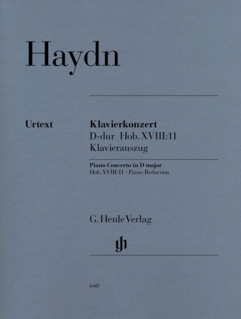 Haydn, Joseph - Klavierkonzert (Cembalo) D-dur Hob. XVIII:11 - Joseph Haydn
