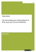 Cover-Bild zum Titel 'Die Entwicklung des Volleyballspiels in Köln nach dem Zweiten Weltkrieg' von 'Tobias Schenk'