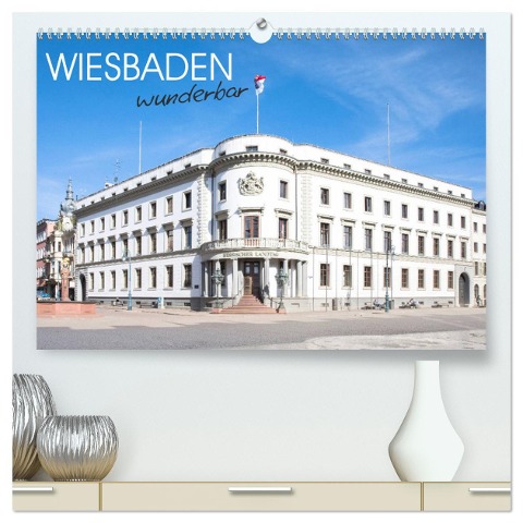 Wiesbaden wunderbar (hochwertiger Premium Wandkalender 2024 DIN A2 quer), Kunstdruck in Hochglanz - Dietmar Scherf
