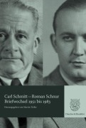 Cover-Bild zum Titel 'Briefwechsel 1951 bis 1983' von 'Carl Schmitt, Roman Schnur'