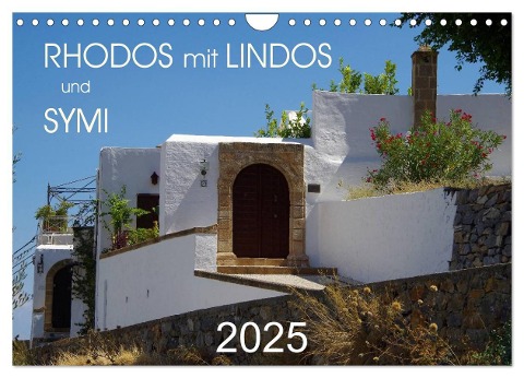 Rhodos mit Lindos und Symi (Wandkalender 2025 DIN A4 quer), CALVENDO Monatskalender - Thilo Seidel