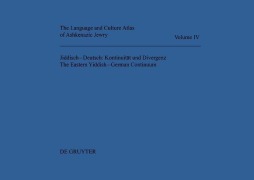 Cover-Bild zum Titel 'Jiddisch-Deutsch: Kontinuität und Divergenz / The Eastern Yiddish-German Continuum' von ''