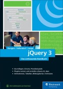 Cover-Bild zum Titel 'jQuery 3' von 'Frank Bongers, Maximilian Vollendorf, Georg Lange'