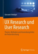 Cover-Bild zum Titel 'UX Research und User Research' von 'Giovanni Vindigni'