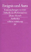 Cover-Bild zum Titel 'Ereignis und Aura' von 'Dieter Mersch'