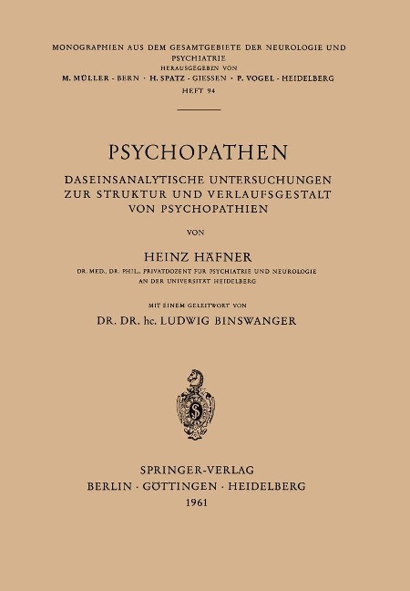 Psychopathen - H. Häfner
