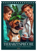 Cover-Bild zum Titel 'Tierarztsprüche (Tischkalender 2026 DIN A5 hoch), CALVENDO Monatskalender' von 'Sabine Löwer'