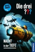 Cover-Bild zum Titel 'Die drei ??? Nacht in der Tiefe' von 'Christoph Dittert, Björn Berenz'