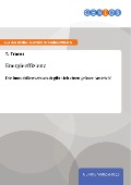 Cover-Bild zum Titel 'Energieeffizienz' von 'T. Trares'
