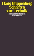 Cover-Bild zum Titel 'Schriften zur Technik' von 'Hans Blumenberg'