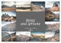 Berge und Sprüche zur Motivation und Inspiration (Wandkalender 2024 DIN A2 quer), CALVENDO Monatskalender - Dirk Meutzner