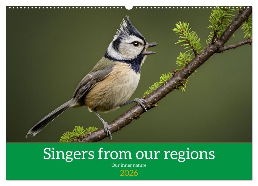 Singers from our regions - Our intimate nature (Wall Calendar 2026 DIN A2 landscape), CALVENDO 12 Month Wall Calendar - Alain Gaymard
