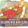 Cover-Bild zum Titel 'Gullivers Reise nach Liliput' von 'Jonathan Swift'