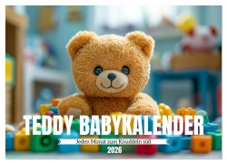 Cover-Bild zum Titel 'Teddy Babykalender - Jeden Monat zum Knuddeln süß (Wandkalender 2026 DIN A4 quer), CALVENDO Monatskalender' von 'Mb Fotografie'