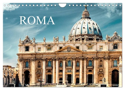 Roma (Wandkalender 2024 DIN A4 quer), CALVENDO Monatskalender - Carmen Steiner Und Matthias Kontrad