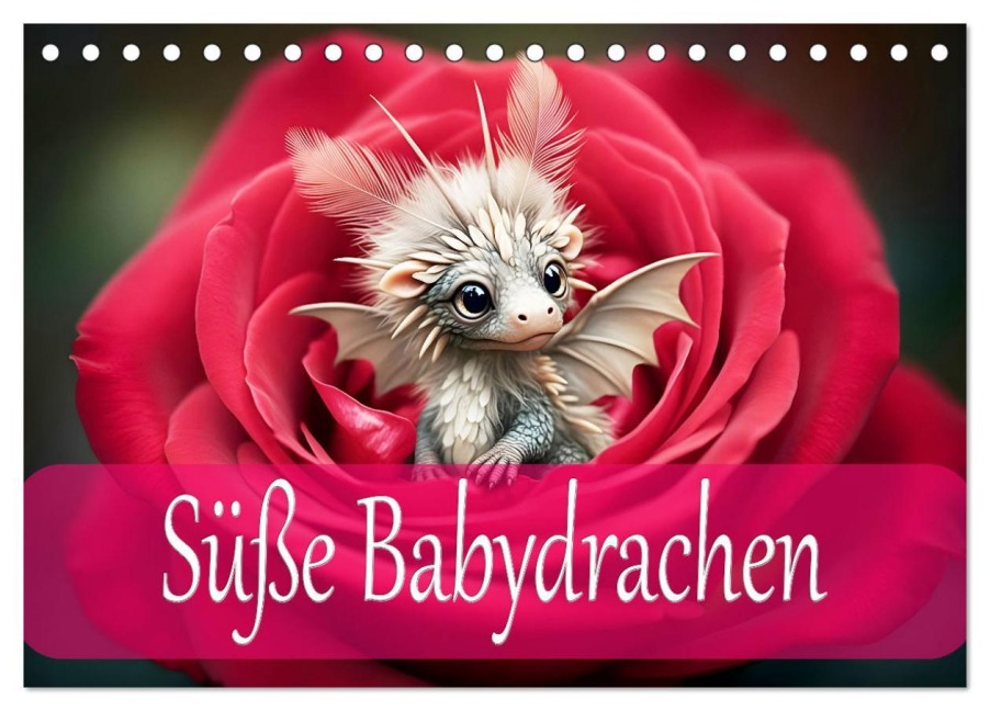 Süße Babydrachen (Tischkalender 2026 DIN A5 quer), CALVENDO Monatskalender - Dusanka Djeric