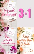 Cover-Bild zum Titel 'Dreimal verrückt verliebt - Der große Sammelband: Verrückt verheiratet, Eine verrückte Vereinbarung & Diese verrückten Gefühle' von 'Danielle A. Patricks'
