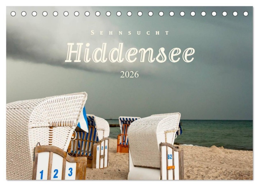 Sehnsucht Hiddensee 2026 (Tischkalender 2026 DIN A5 quer), CALVENDO Monatskalender - Harald Rautenberg