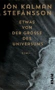 Cover-Bild zum Titel 'Etwas von der Größe des Universums' von 'Jón Kalman Stefánsson'