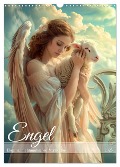 Engel - Eleganz mit himmlischen Attributen (Wandkalender 2025 DIN A3 hoch), CALVENDO Monatskalender - Anja Frost