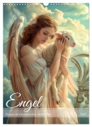 Cover-Bild zum Titel 'Engel - Eleganz mit himmlischen Attributen (Wandkalender 2025 DIN A3 hoch), CALVENDO Monatskalender' von 'Anja Frost'