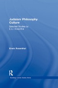 Cover-Bild zum Titel 'Judaism, Philosophy, Culture' von 'Erwin Rosenthal'