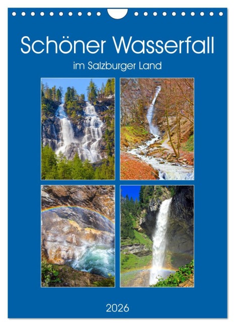 Schöner Wasserfall (Wandkalender 2026 DIN A4 hoch), CALVENDO Monatskalender - Christa Kramer