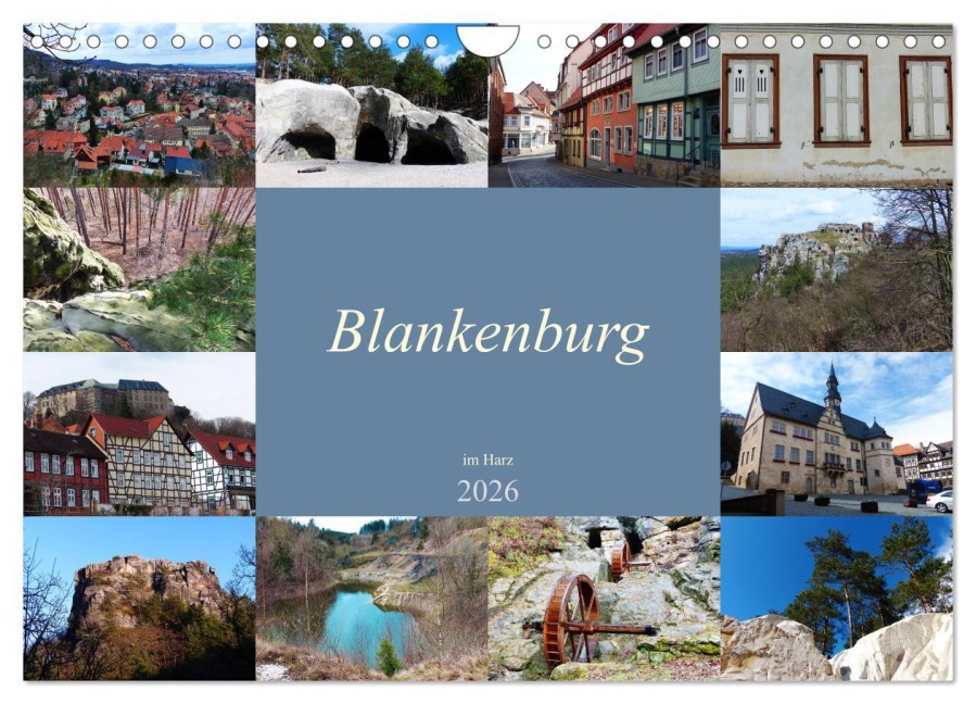 Blankenburg im Harz (Wandkalender 2026 DIN A4 quer), CALVENDO Monatskalender - Lucy M. Laube