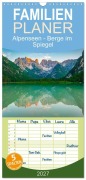 Cover-Bild zum Titel 'Familienplaner 2027 - Alpenseen - Berge im Spiegel mit 5 Spalten (Wandkalender, 21 x 45 cm) CALVENDO' von 'Martin Wasilewski'