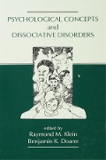 Cover-Bild zum Titel 'Psychological Concepts and Dissociative Disorders' von ''