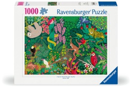 Cover-Bild zum Titel 'Erwachsenenpuzzle 1000 Teile - Magischer Regenwald' von ''