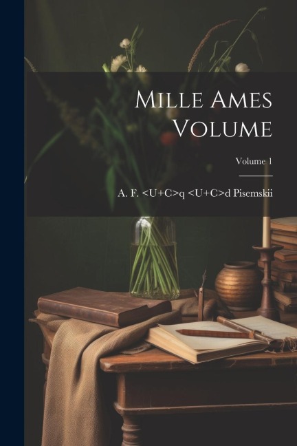 Mille ames Volume; Volume 1 - 