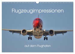 Cover-Bild zum Titel 'Flugzeugimpressionen auf dem Flughafen (Wandkalender 2026 DIN A3 quer), CALVENDO Monatskalender' von 'Matthias Merz'