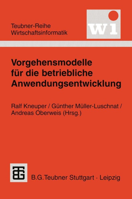 Vorgehensmodelle für die betriebliche Anwendungsentwicklung - 