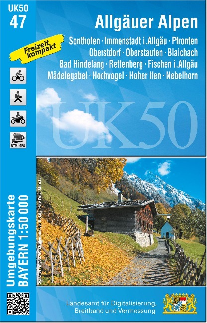 Allgäuer Alpen 1:50 000 (UK50-47) - 