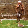 Cover-Bild zum Titel 'Über das Verhalten geselliger Tiere' von 'Konrad Lorenz'