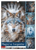Magische Tiergeister (Wandkalender 2025 DIN A3 hoch), CALVENDO Monatskalender - Steffen Gierok-Latniak