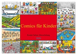 Comics für Kinder . Kinder lieben Abwechslung (Wandkalender 2026 DIN A4 quer), CALVENDO Monatskalender - Martina Marten