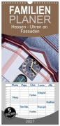 Cover-Bild zum Titel 'Familienplaner 2027 - Hessen - Uhren an Fassaden mit 5 Spalten (Wandkalender, 21 x 45 cm) CALVENDO' von 'Gabriele Rechberger'