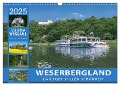 WESERBERGLAND - Land der stillen Schönheit (Wandkalender 2025 DIN A3 quer), CALVENDO Monatskalender - Globe Visual
