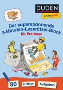 Cover-Bild zum Titel 'Duden Leseprofi - Der superspannende 3-Minuten-Leserätsel-Block für Erstleser' von 'Susanna Moll'