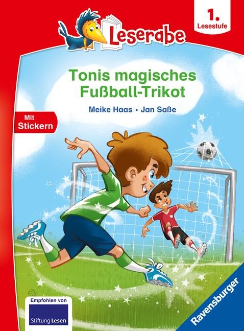 Tonis magisches Fußball-Trikot - lesen lernen mit dem Leserabe - Erstlesebuch - Kinderbuch ab 6 Jahren - Lesen lernen 1. Klasse Jungen und Mädchen (Leserabe 1. Klasse) - Meike Haas