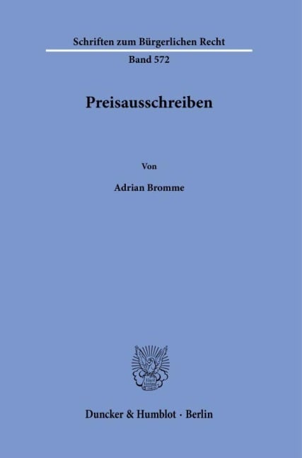 Preisausschreiben. - Adrian Bromme