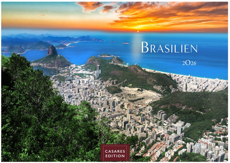 Brasilien Kalender 2026 - Wandkalender | Fotokalender Südamerika 35x50cm - Farbenfrohe Natur, lebendige Kultur & traumhafte Landschaften als Deko & Geschenkidee - 