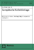 Cover-Bild zum Titel 'Europäische Kollektivklage' von 'Eva-Maria Kowollik'