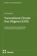 Cover-Bild zum Titel 'Transnational Climate Due Diligence (CDD)' von 'Paul Mougeolle'