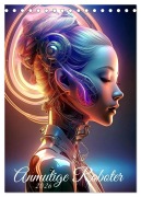 Cover-Bild zum Titel 'Anmutige Roboter (Tischkalender 2026 DIN A5 hoch), CALVENDO Monatskalender' von 'Werner Braun'